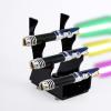 WANLIAN Saber Stand,Lightsaber Display Stand, Lightsaber Hilts Stand,Sword Stand, For horizontal display of three lightsabers or swords (black) view 2