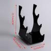 WANLIAN Saber Stand,Lightsaber Display Stand, Lightsaber Hilts Stand,Sword Stand, For horizontal display of three lightsabers or swords (black) view 3