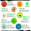 Viking Discs Competition Disc Golf Set - 8 Disc Golf Discs for Any Distance, PDGA Approved - Putter, Mid-Range, Fairway Driver, Distance Driver - Disc Set for Beginners and Professionals view 4
