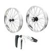 Tracer WH-2640RK3i-PLS-B Cruiser Bicycle Wheel Set 26" x4.0 Polished High Strength Aluminum Fat Rims with Sturmey Archer Inter-3 Speed Disc Brake Hub + Shifter Installation kit TSS33 SX-Rk3 view 1
