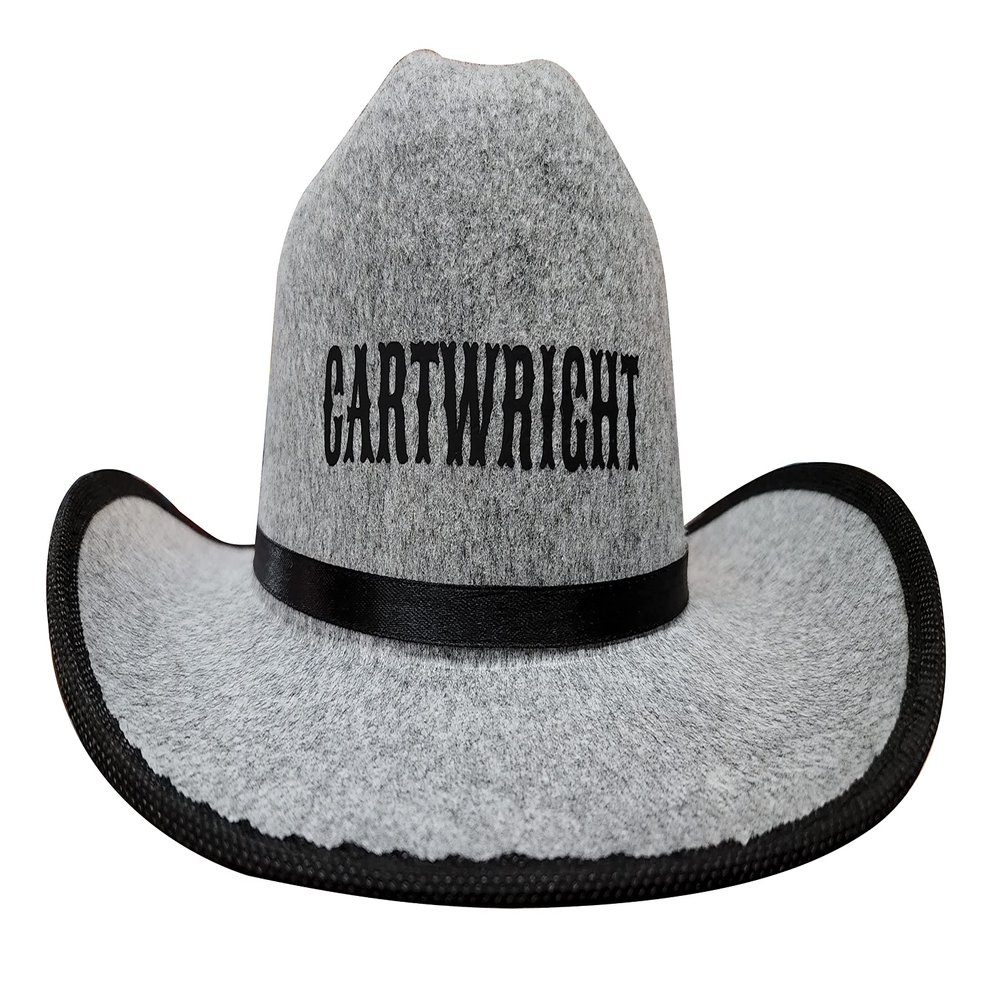 Aeromax Personalized Junior Cowboy Hat with Bandanna (Gray)