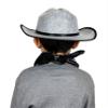 Aeromax Personalized Junior Cowboy Hat with Bandanna (Gray) view 4