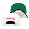 Mitchell & Ness Chicago Bulls NBA Back to Back 1993 Snapback Hat - Adjustable Cap - White/Black view 3