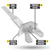Nxtrnd Two Football Mouth Guard, Football Mouthpiece with Strap, Fits Adult & Youth (Transparent) view 2