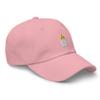 Cockatiel hat, Embroidered Unisex hat, Cockatiel Gifts for Bird Lovers, Women and Men, Cockatiel mom dad hat. Pink view 2