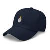 Cockatiel hat, Embroidered Unisex hat, Cockatiel Gifts for Bird Lovers, Women and Men, Cockatiel mom dad hat. Navy view 3