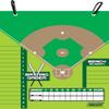 Pro-Tuff Decals Deluxe Coaches Helper Magnetic Dugout Board for Lineup and Field Position for Baseball and Softball with Clips Dry Erase Pen view 2