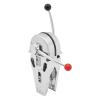 Double Lever Marine,Twin Engine Throttle Control Boat Handle, Top Mount Zinc Alloy, Mount Control Boat Handle, Engine Control Board Double Action Suitable For Any Type Of Boat (Top Mount Control Boat) view 2
