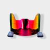 Precision Revo Red Football Helmet Visor/Eye-Shield // Fits Kids, Youth & Adult Helmets // Eye Protection for Helmet and Facemask // Dark Tinted Visor view 1