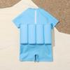 Kids Baby Boy Girl Float Suit with Adjustable Buoyancy Floatation Swimsuit Floating Swimwear Bathing Suit Toddler Float Swim Vest with 8 Removable Buoyancy Stick Blue Dinosaur + Cloud 2-3 Years view 4