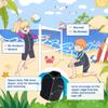 Seaskin Kids Wetsuit for Girls Toddlers, 2mm Front Zipper Shorty Wetsuits, Neoprene Thermal Swimsuits for Diving Surfing Swim Lessons Size 16 view 3