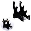 WANLIAN Lightsaber Display Stand Acrylic Holder for 3 Lightsabers Display,Lightsaber Showcase Decorative (Black) view 1