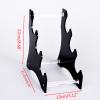 WANLIAN Lightsaber Display Stand Acrylic Holder for 3 Lightsabers Display,Lightsaber Showcase Decorative (Black) view 2