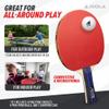 JOOLA Advanced Premium Ping Pong Paddles Set of 4 - Professional Table Tennis Paddles, 6 Advanced Training 3 Star Ping Pong Balls, and Carrying Case - Tournament Level - Indoor and Outdoor Compatible view 3