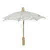 Wood Lace Bridal Umbrella Cotton Embroidery Handcrafted Parasol White Umbrella Wedding Tea Party Decoration Photo Lady Costume Supply (Milk White), Umbrella for Wedding, Umbrella for Wedding, Wood L view 1