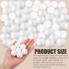 CHENGU 80 Pack 25 mm Mini White Table Tennis Balls Bulk Fun Small Table Tennis Ball for Arts and Craft Party Games Supplies Favors Accessories view 2