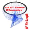1 1/4'' Key West Floating Chum Ring Net (1 1/4'' mesh), Blue view 2