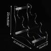 WANLIAN Lightsaber Stand Display, Acrylic Desktop Lightsaber Stand 3-Tier Lightsaber Holder , Acrylic Light Saber Display Rack Suitable for Swords, Light Saber (Transparent) view 2
