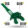 Nxtrnd Two Football Mouth Guard, Football Mouthpiece with Strap, Fits Adult & Youth (Dark Green) view 2