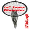 Key West Floating Chum Ring Net (Black, 3/4" Mesh) view 2