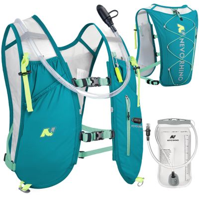 Waterproof Running Vest, 5.5L Breathable Running Hydration Vest with 1.5L Water Bladder, Water Vest for Hiking, Trail Marathon Race, Ideal for Women and Men