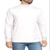 Men's Long Sleeve Mock Neck Turtleneck White 3X view 1