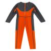 Daenrui Kids Girls Boys Color Block One-Piece Full Body Swimwear Sun Protection Surfing Rash Guard Swimsuit Orange 6 Years view 4