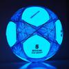 admecoo Light Up Soccer Ball Glow in The Dark Soccer Ball Size 3/4/5 with Needles and Pump Ball for Men Youth and Adult Night Games view 1