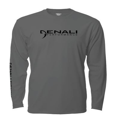 Denali Performance Fishing Mens Teaser UPF 50+ ProtectUV Mega Solar Smoke X-Large