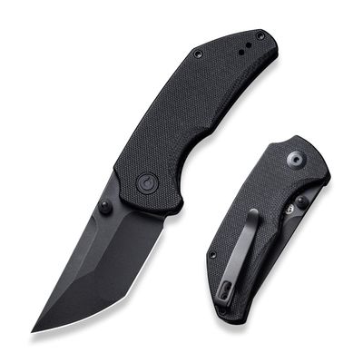 CIVIVI Thug 2 Pocket Knife for EDC, Matthew Christensen 2.69" Nitro-V Blade G10 Handle with Thumb Stud and Reversible Pocket Clip, Folding Knife for Utility Hiking Camping Fishing Outdoor C20028C-1