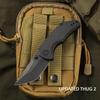 CIVIVI Thug 2 Pocket Knife for EDC, Matthew Christensen 2.69" Nitro-V Blade G10 Handle with Thumb Stud and Reversible Pocket Clip, Folding Knife for Utility Hiking Camping Fishing Outdoor C20028C-1 view 2
