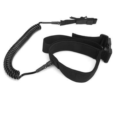 Safety Board Leash, Comfortable Surfboard Leash Surfing Safety Waist Rope Replacement for Surfboard Leash for Stand Paddle Boards(Black)