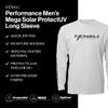 Denali Performance Fishing Mens Teaser UPF 50+ ProtectUV Mega Solar Stars and Stripes Blue XX-Large view 4