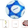 admecoo Light Up Soccer Ball Glow in The Dark Soccer Ball Size 3/4/5 with Needles and Pump Ball for Men Youth and Adult Night Games view 3