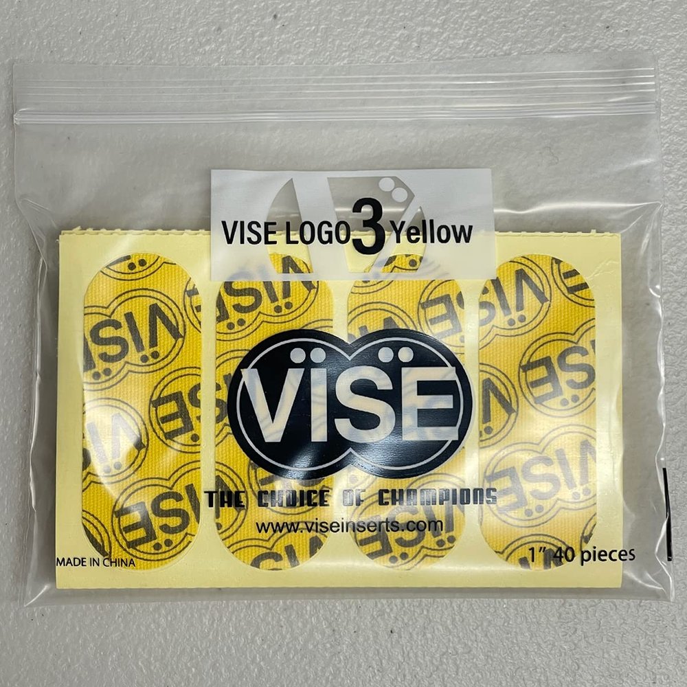 Vise Hada Patch Pack Logo #3 Yellow 1" (40 pcs)