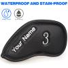 Custom Golf Club Covers 12pcs/Set Golf Iron Headcover Set for Left Handed Golfer (for Left Custom 12pcs/Set) view 3