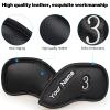 Custom Golf Club Covers 12pcs/Set Golf Iron Headcover Set for Left Handed Golfer (for Left Custom 12pcs/Set) view 4