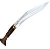Gurkha Bhojpure Full Tang Kukri Authentic Hand-Hammered Kukri Knife 10" Blade Highly Polished Blade 16" With Handle Leather Sheath - Handmade In Nepal view 2