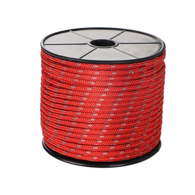 4mm Reflective Nylon Cord 164 Feet(50m)/328 Feet(100m) High Strength Tent Guyline Rope with Bobbin, High-Visibility Tent Rope for Rain Tarps, Tents, Hiking, Camping & Survival Gear,Outdoor Packaging