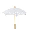 Wood Lace Bridal Umbrella Cotton Embroidery Handcrafted Parasol White Umbrella Wedding Tea Party Decoration Photo Lady Costume Supply (White), Umbrella for Wedding, Umbrella for Wedding, Wood Lace B view 1