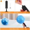 Vinsot 25 Pcs Fun Bouncy Balls 13 Inch Marbleized Bouncing Balls Rubber Inflatable Kick Ball Large Sensory Playballs with Pump for Beach Backyard Park Indoor Outdoor Party Favors view 4