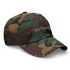 911 Operator hat, Embroidered Unisex hat for Adults, 911 Operator Gifts. Green Camo view 2