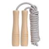 Jump Rope Kids,8.5ft Adjustable Cotton Skipping Rope with Wooden Handle for Boys and Girls Fitness Outdoor Exercise (Silver) view 1
