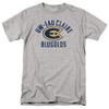 University of Wisconsin-Eau Claire Official Blugolds Logo Unisex Adult T Shirt,Athletic Heather, 5X-Large view 1