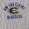 University of Wisconsin-Eau Claire Official Blugolds Logo Unisex Adult T Shirt,Athletic Heather, 5X-Large view 2