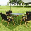 Camping Chair Folding Chairs Lawn Chairs Portable Outdoor Camping Chair Foldable Oxford Cloth Folding Fishing Chair Lightweight Picnic Folding Chair Camp Chair Moon Chair view 2