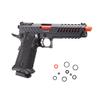 Lancer Tactical Knightshade Hi-Capa Gas Blowback Full Metal Airsoft Pistol-330 FPS-Regular/Black & Red view 1