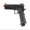 Lancer Tactical Knightshade Hi-Capa Gas Blowback Full Metal Airsoft Pistol-330 FPS-Regular/Black & Red view 2