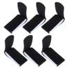 Wakauto 6pcs Ski Straps Bindings for Snowboards Fixing Bands for Secure and Stable Use Sports Black Color view 1