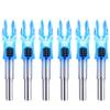 DEEPOWER S Lighted Nocks for Arrows .244/6.2mm 6/12 Pack Lighted Arrow Nocks for Archery Hunting (6 PCS/Blue) view 1